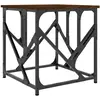 vidaXL Table basse Chêne marron 100x50x40 cm Bois d'ingénierie