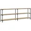 vidaXL Table console chêne sonoma 200x29x75 cm bois d'ingénierie834111