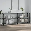 vidaXL Table console sonoma gris 200x29x75 cm bois d'ingénierie