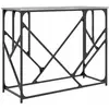 vidaXL Table console sonoma gris 100x40x80 cm bois d'ingénierie