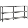 vidaXL Table console sonoma gris 150x29x75 cm bois d'ingénierie