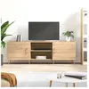 vidaXL Meuble TV chêne sonoma 150x30x50 cm bois d'ingénierie