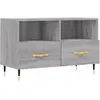 vidaXL Meuble TV Sonoma gris 80x36x50 cm Bois d'ingénierie