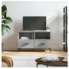 vidaXL Meuble TV Sonoma gris 80x36x50 cm Bois d'ingénierie