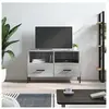vidaXL Meuble TV Sonoma gris 80x36x50 cm Bois d'ingénierie
