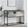 vidaXL Table console sonoma gris 100x40x75 cm bois d'ingénierie