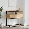 vidaXL Table console chêne sonoma 75x40x75 cm bois d'ingénierie