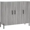 vidaXL Buffet sonoma gris 90x34x80 cm bois d'ingénierie