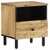vidaXL Table de chevet 40x33x46 cm Bois de manguier solide