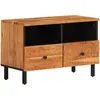 vidaXL Meuble TV 70x33x46 cm Bois massif de manguier