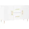 vidaXL Buffet blanc 100x36x60 cm bois d'ingénierie