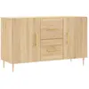 vidaXL Buffet chêne sonoma 100x36x60 cm bois d'ingénierie