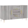 vidaXL Buffet sonoma gris 100x36x60 cm bois d'ingénierie