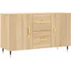 vidaXL Buffet chêne sonoma 100x36x60 cm bois d'ingénierie
