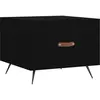vidaXL Table basse Noir 50x50x40 cm Bois d'ingénierie