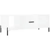 vidaXL Table basse blanc 102x50x40 cm bois d'ingénierie