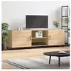 vidaXL Meuble TV chêne sonoma 150x30x50 cm bois d'ingénierie