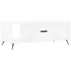vidaXL Table basse blanc 102x50x40 cm bois d'ingénierie