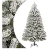 vidaXL - Kunstkerstboom - met - scharnieren - en - sneeuw - 240 - cm