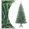 vidaXL Sapin de Noël artificiel avec neige floquée vert 210 cm