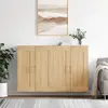 vidaXL Armoires murales 2 pcs chêne sonoma bois d'ingénierie