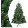 vidaXL Sapin de Noël artificiel à charnières avec support vert 180 cm