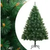 vidaXL Sapin de Noël artificiel à charnières avec support 180 cm
