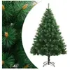 vidaXL Sapin de Noël artificiel à charnières avec support 210 cm