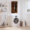 vidaXL Armoire murale chêne fumé 34,5x34x90 cm
