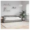 Non communiqué vidaXL Lit de jour avec matelas taupe 100x200 cm tissu