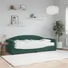 vidaXL Lit de jour avec matelas vert foncé 80x200 cm velours