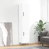 vidaXL Vidaxl Buffet Haut Blanc 34,5x34x180 Cm Bois D'ingénierie