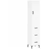 vidaXL Buffet haut Blanc 34,5x34x180 cm Bois d'ingénierie