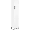 vidaXL Buffet haut Blanc 34,5x34x180 cm Bois d'ingénierie