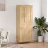 vidaXL Buffet haut Chêne sonoma 69,5x34x180 cm Bois d'ingénierie