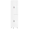 vidaXL Buffet haut Blanc 34,5x34x180 cm Bois d'ingénierie