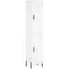 vidaXL Buffet haut Blanc 34,5x34x180 cm Bois d'ingénierie