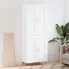 vidaXL Buffet haut Blanc 69,5x34x180 cm Bois d'ingénierie