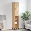 vidaXL Buffet haut Chêne sonoma 34,5x34x180 cm Bois d'ingénierie