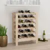 vidaXL Casier à vin 61,5x30x82 cm Bois de pin massif