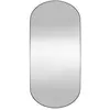 vidaXL Miroir mural 45x100 cm Verre Ovale