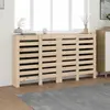 vidaXL Cache-radiateur 210x21x85 cm Bois massif de pin