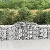 vidaXL Paniers à gabions arqués 6 pcs 300x50x80/100 cm fer galvanisé