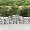 vidaXL Paniers à gabions arqués 12 pcs 300x50x60/80 cm fer galvanisé