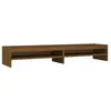vidaXL Support de moniteur Marron miel 100x24x16 cm Bois de pin solide