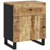 vidaXL Table de chevet 50x33x60 cm Bois de manguier et d'ingénierie