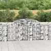vidaXL Paniers à gabions arqués 8 pcs 300x30x100/120 cm fer galvanisé