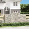 vidaXL Paniers à gabions arqués 13 pcs 300x50x140/160 cm fer galvanisé