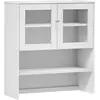 vidaXL Dessus de buffet MOLDE Blanc 90x35x100 cm Bois massif de pin