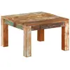 vidaXL Table basse 55x55x35 cm Bois de récupération massif